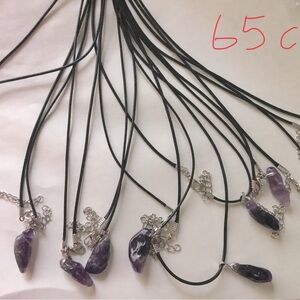 Natural purple crystals